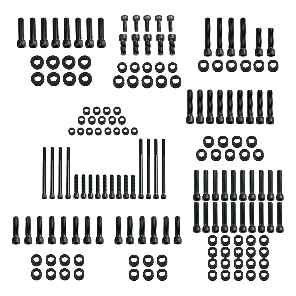 M8 エンジンカバーボルトセット (ブラック)5