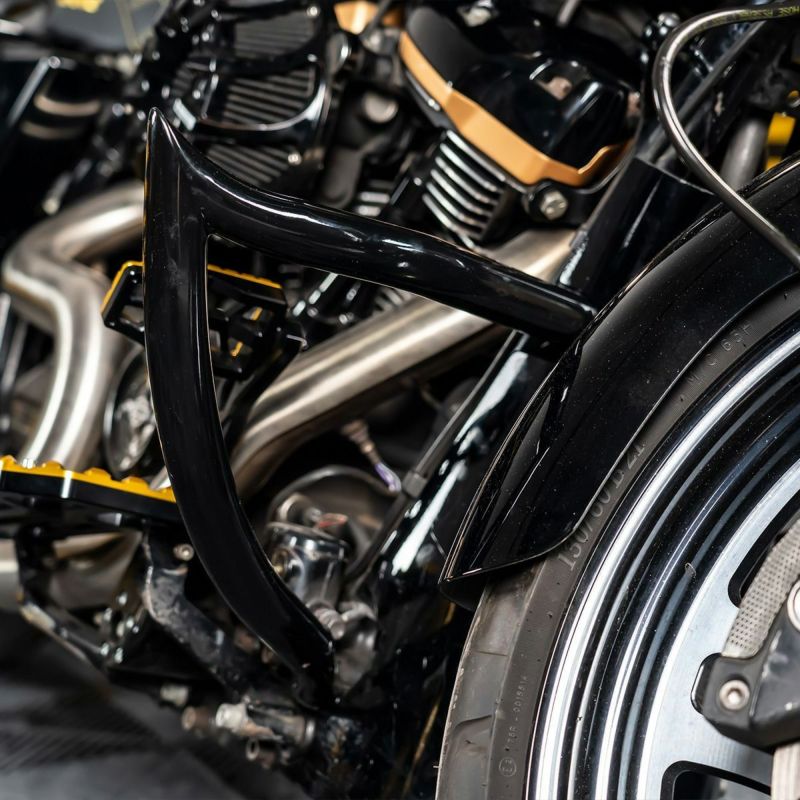 ハボック・チョップドエンジンガード (ブラック)