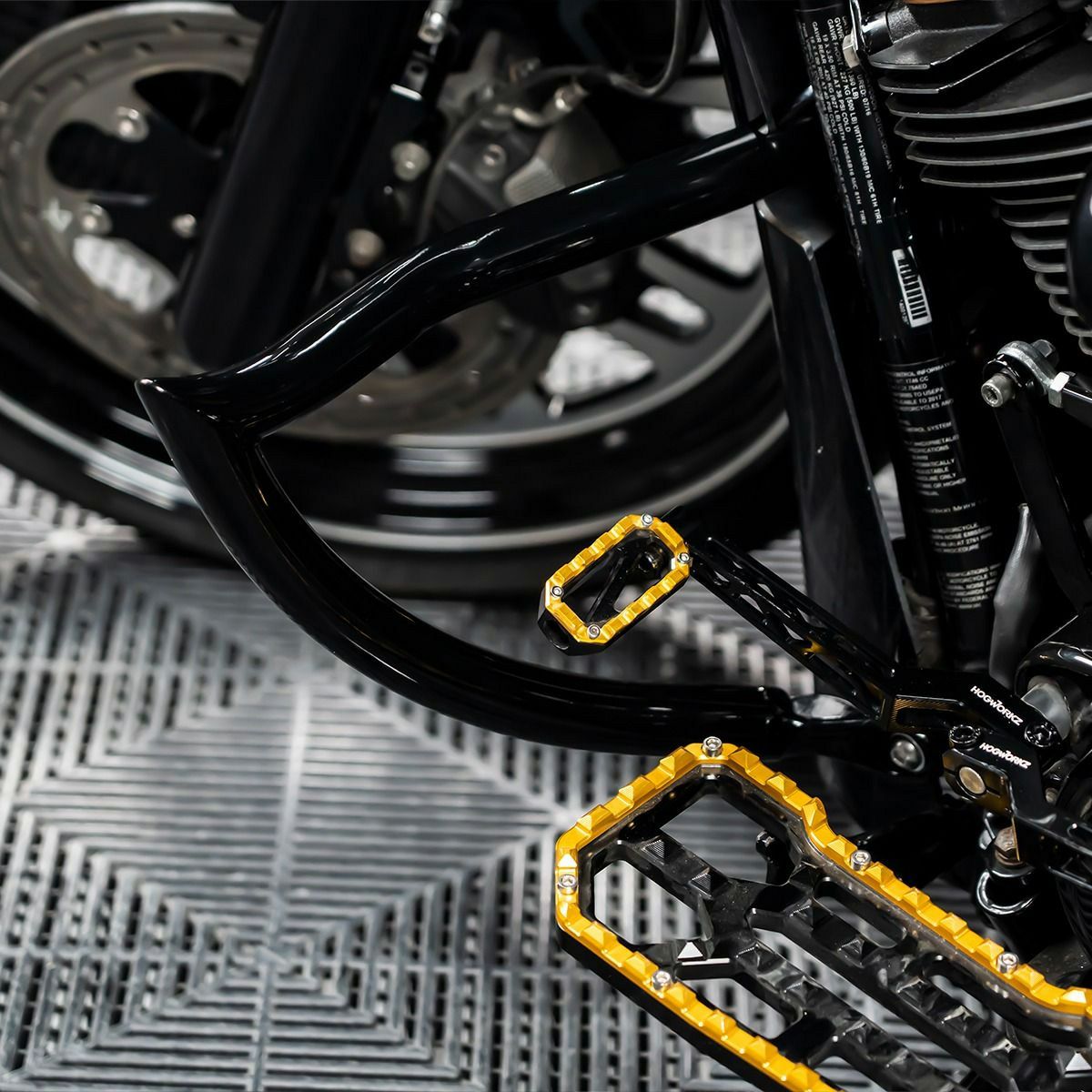 ハボック・チョップドエンジンガード (ブラック)3