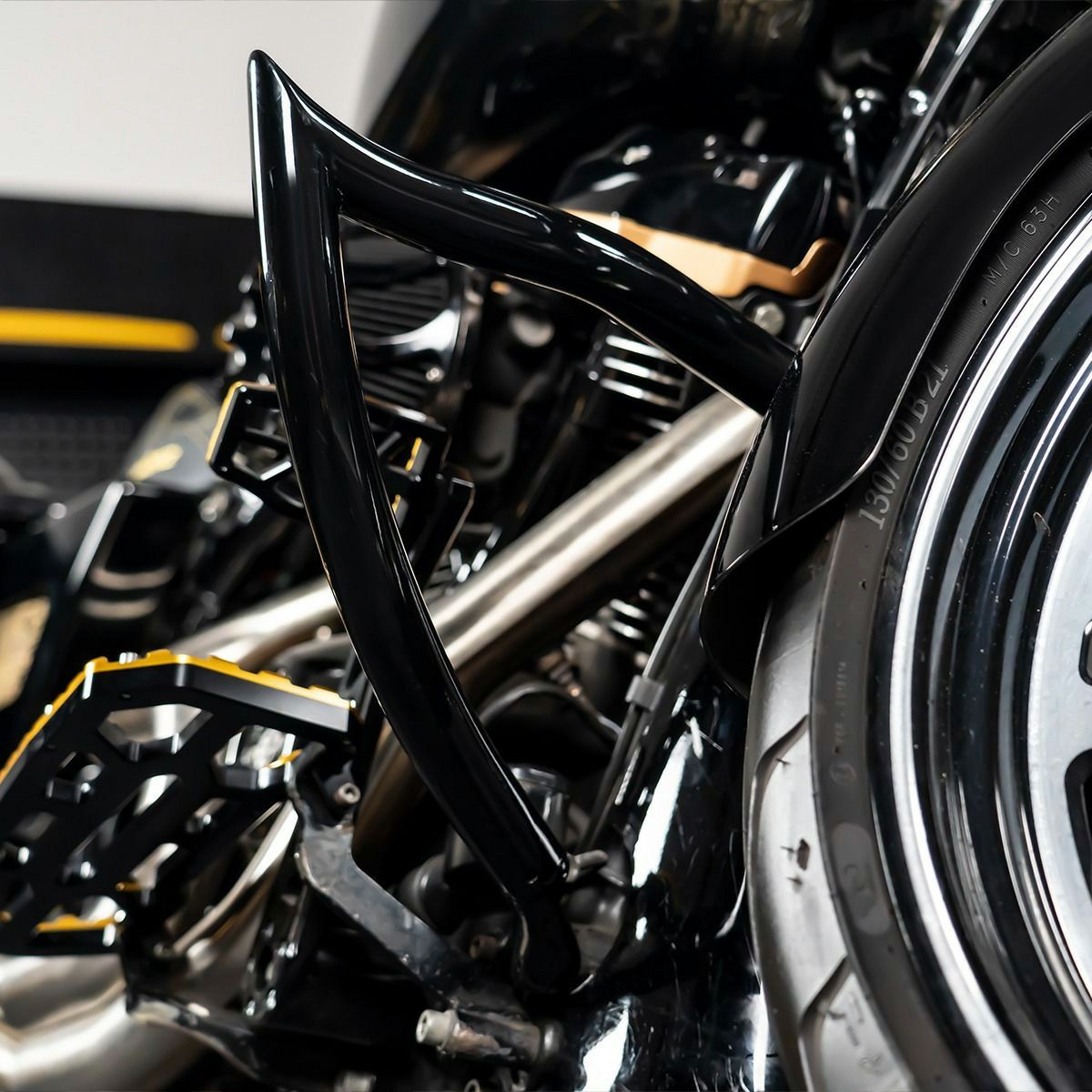 ハボック・チョップドエンジンガード (ブラック)5