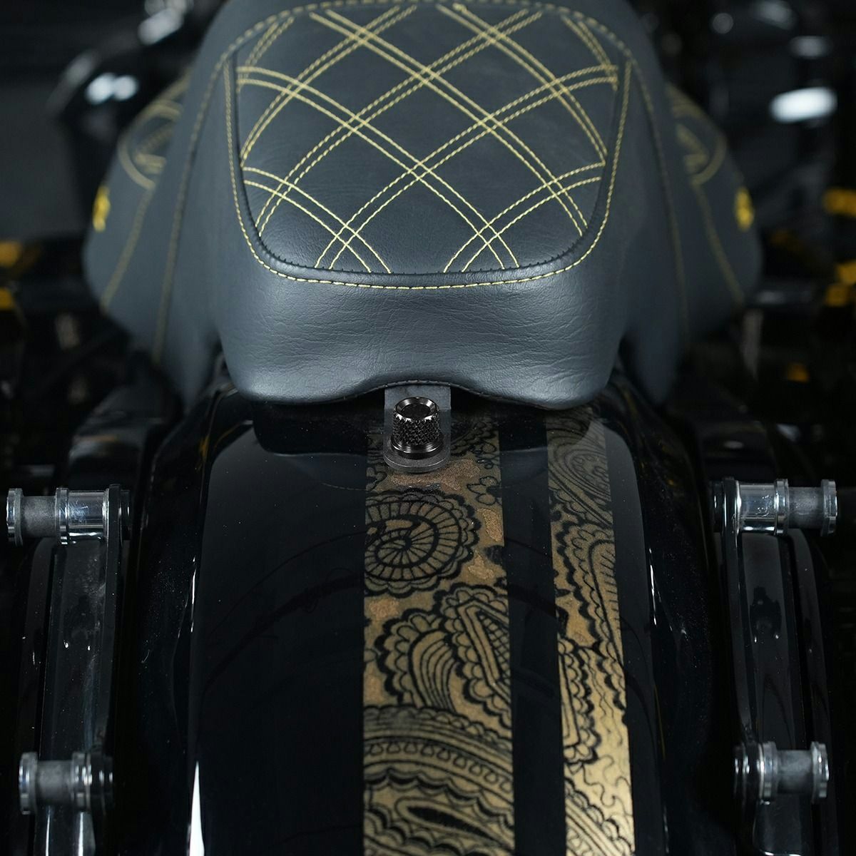 カーボンインサート・ハーレー用 シートスクリュー (ブラック)1