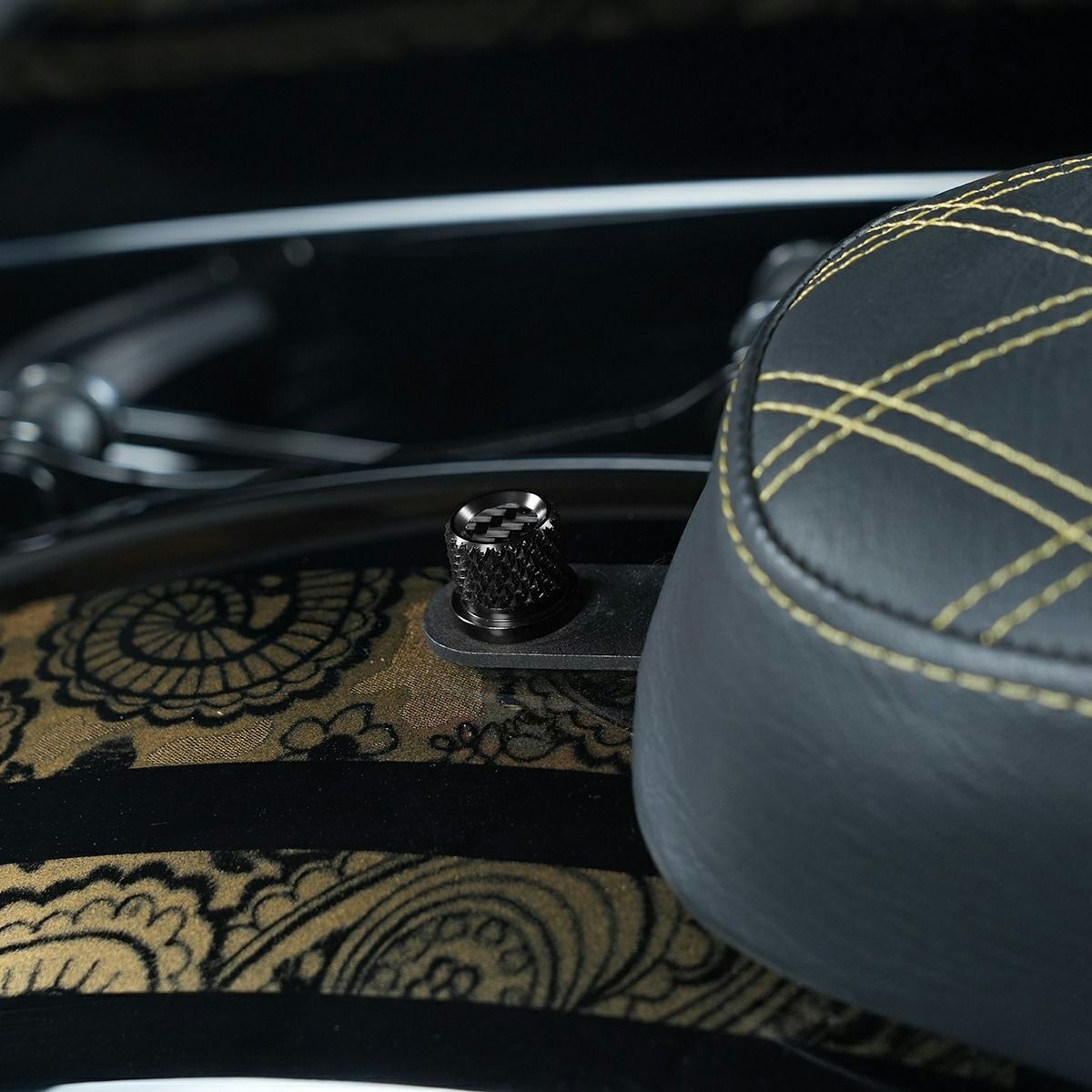 カーボンインサート・ハーレー用 シートスクリュー (ブラック)3