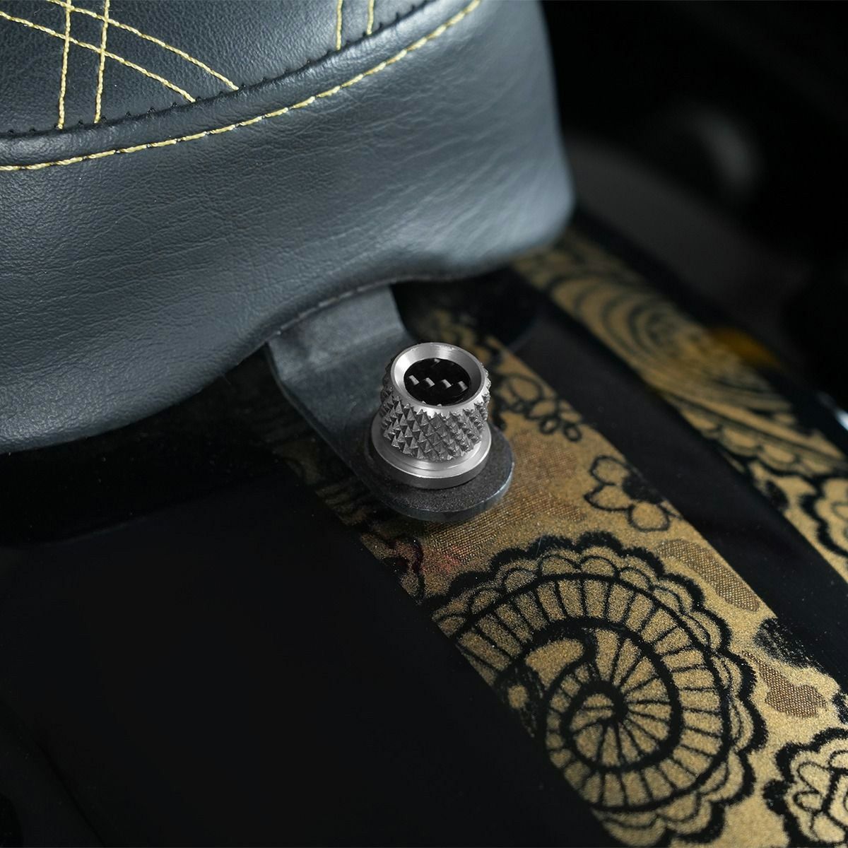 カーボンインサート・ハーレー用 シートスクリュー (シルバー)