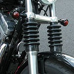 キジマ フロントフォークブーツ ブラック ２本セット-01