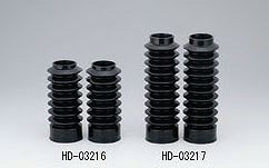 キジマ フロントフォークブーツ ブラック ２本セット-02