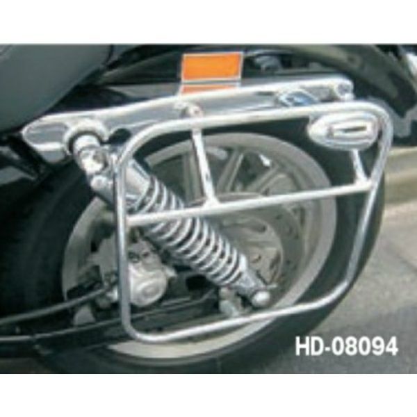 キジマ サドルバッグガード ラージ クローム-02