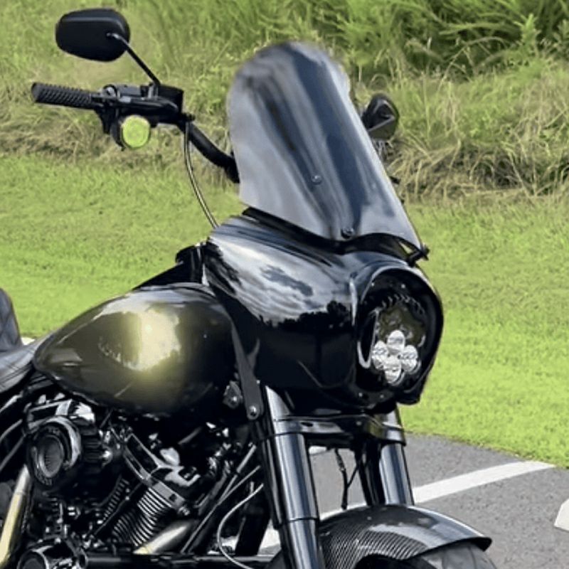 FXDXT Tスポーツ・ウィンドシールド16.5インチ (ダークグレー)