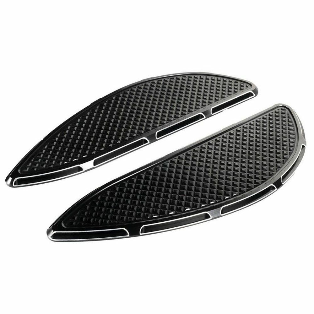  HOGWORKZ ヘイターズ・フロアボード ブラック ツーリング、トライク、ソフテイル 3