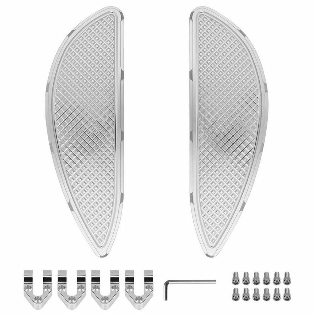 HOGWORKZ ヘイターズ・フロアボード クローム ツーリング、トライク、ソフテイル 