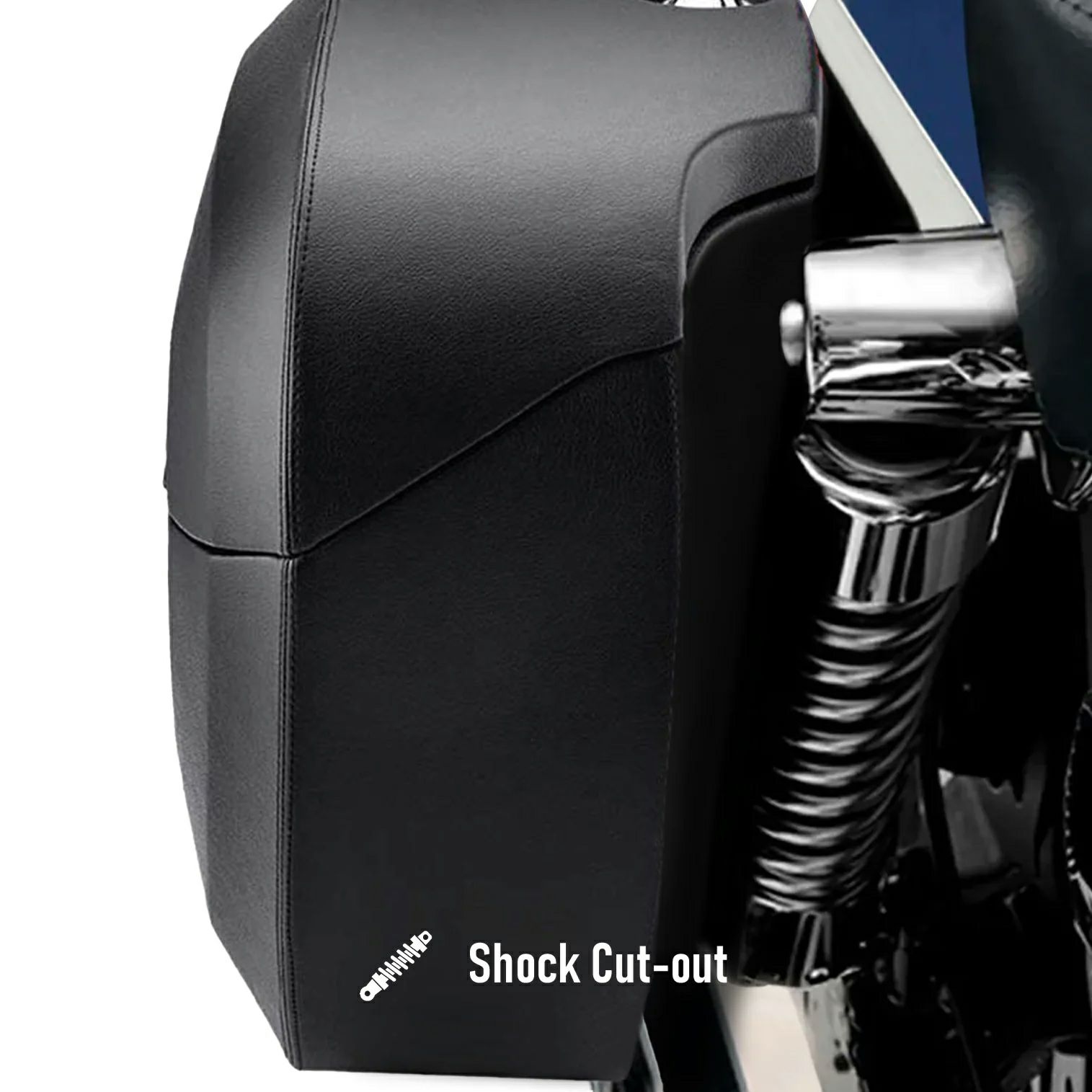 Lameller Raven エクストララージ サドルバッグ 36L (レザーラップ)6