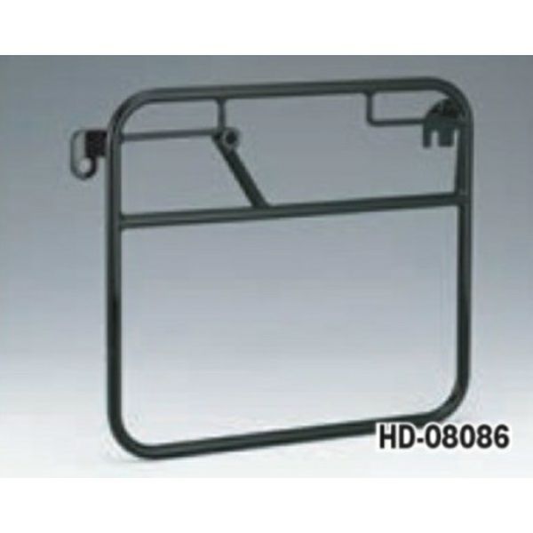 キジマ サドルバッグガード ラージ ブラック-01