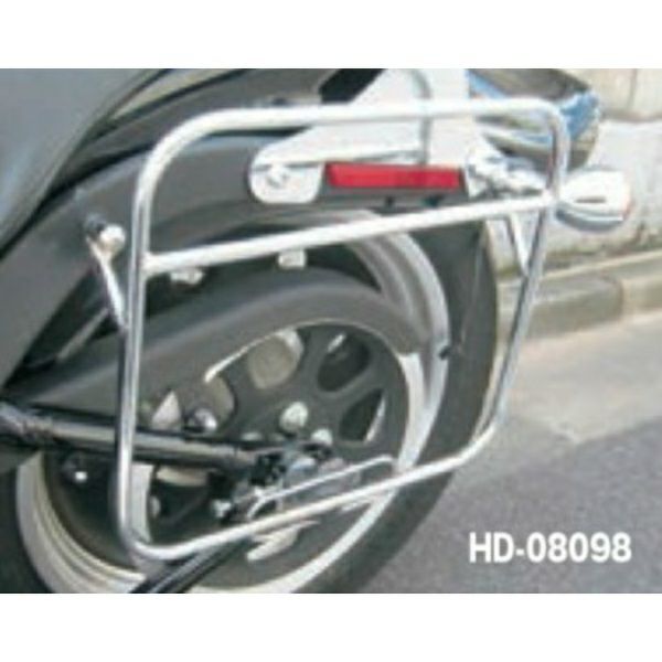 キジマ サドルバッグガード ラージ クローム-02