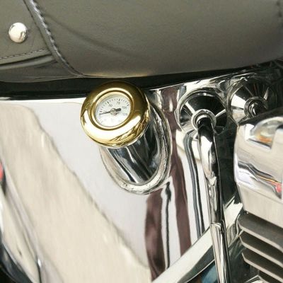 キジマ ディップスティック油温計 ブラスベゼル ソフテイル