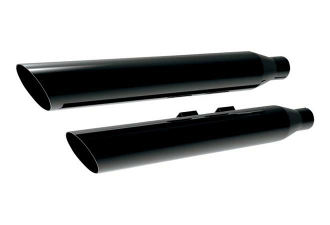 クロームワークス 3インチ HP-PLUS スリップオンマフラー　スラッシュダウン ブラック-01