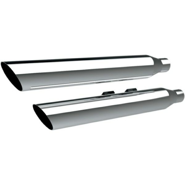 クロームワークス 3インチ HP-PLUS スラッシュダウン スリップオンマフラー クローム-01