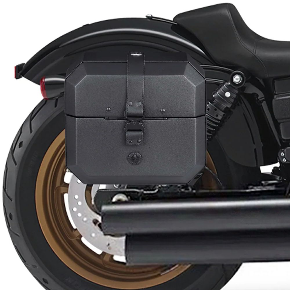 アウトロー クイックマウント サドルバッグ 20L (レザーラップ)