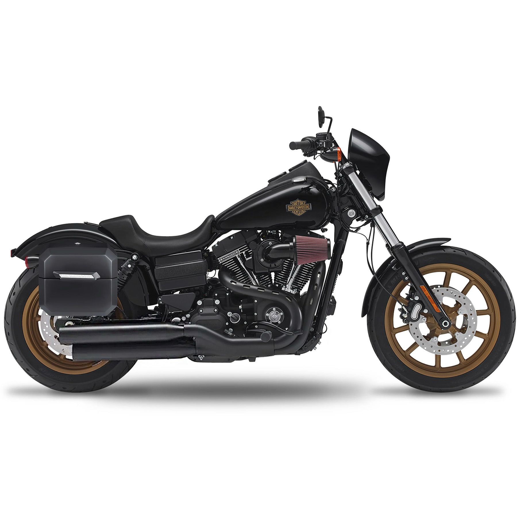 アウトロー クイックマウント サドルバッグ 20L (マットブラック)1