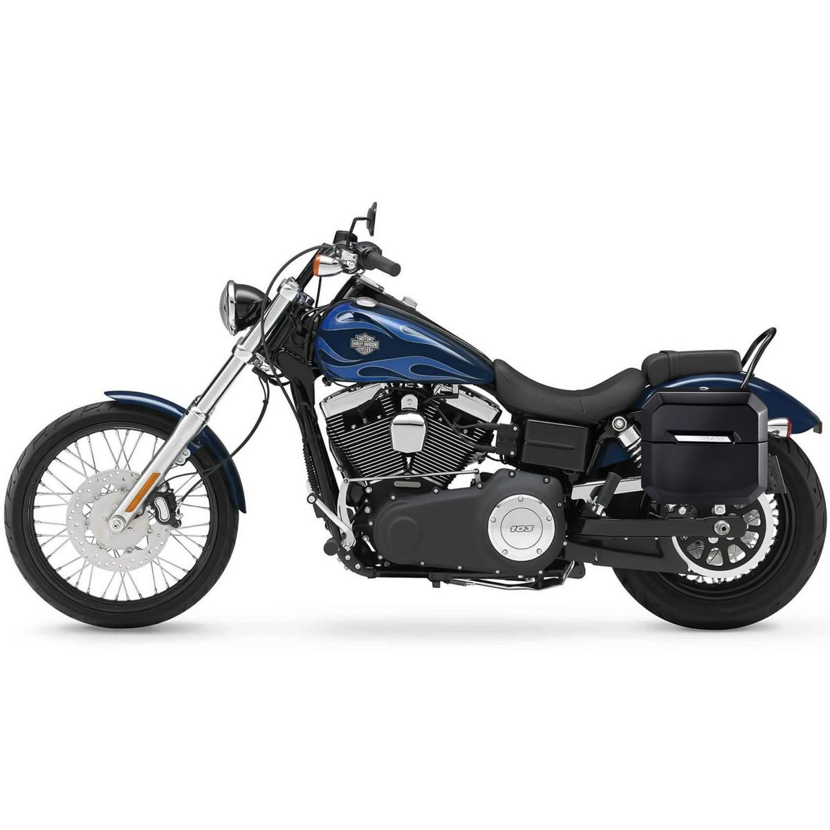 アウトロー クイックマウント サドルバッグ 20L (グロスブラック)1