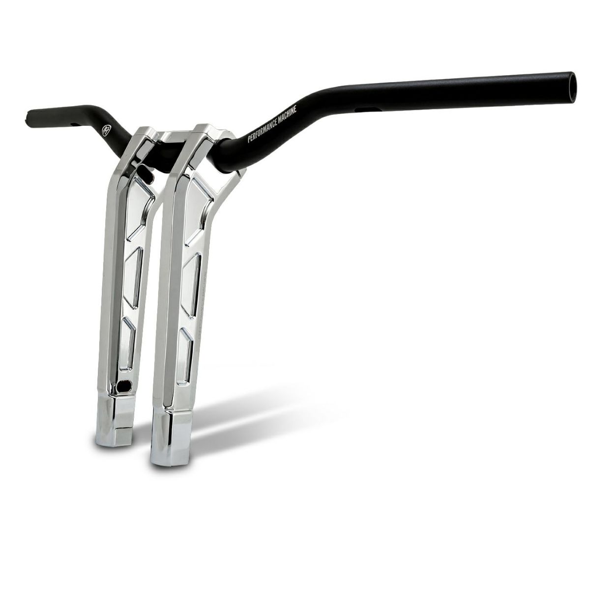 ファットハンドルバー&11.5インチライザーキット (クローム)