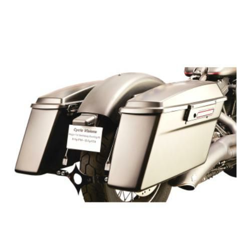 サドルバッグマウント ソフテイル用　クローム 01