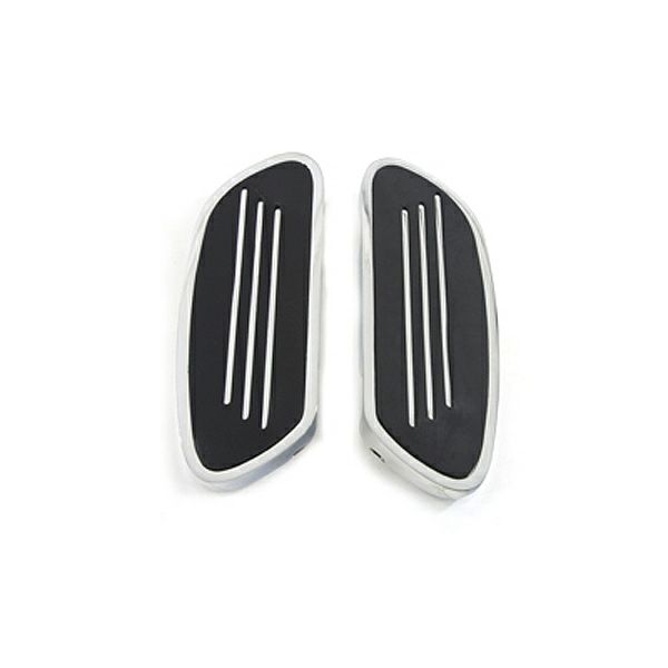 Vtwin クロームパッセンジャー　フットボードセット-01