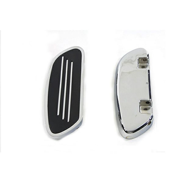 Vtwin クロームパッセンジャー　フットボードセット-02