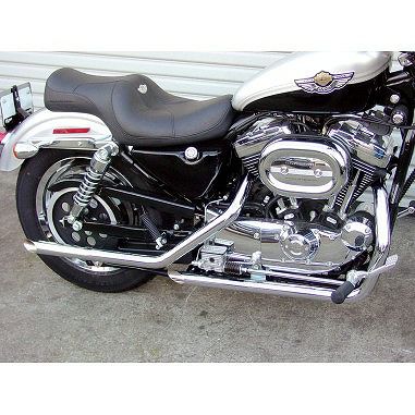 サイクルシャック 2インチ ドラッグパイプス スラッシュアウト 86-03年スポーツスター-01