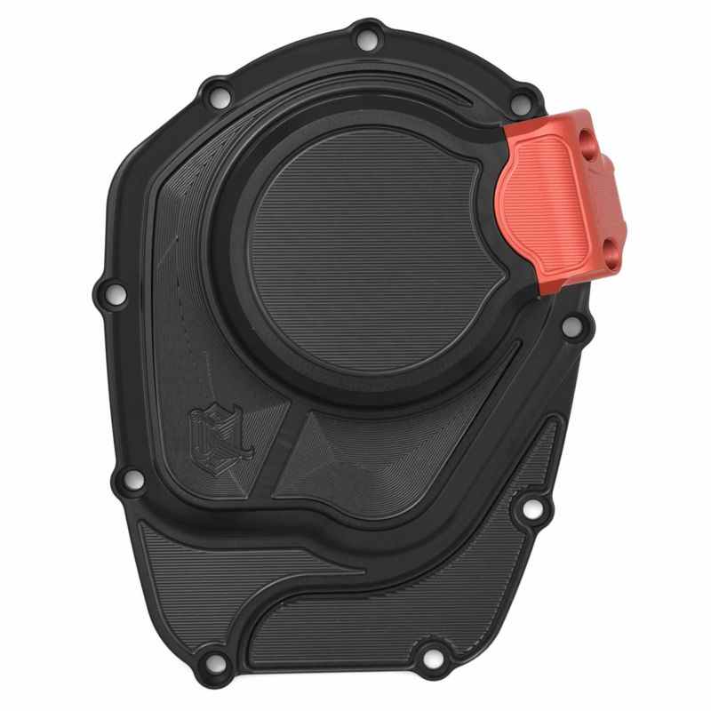 2025以降 ツーリング、ソフテイル Next level Gen2 カムカバー ブラック/レッド KEN'S FACTORY