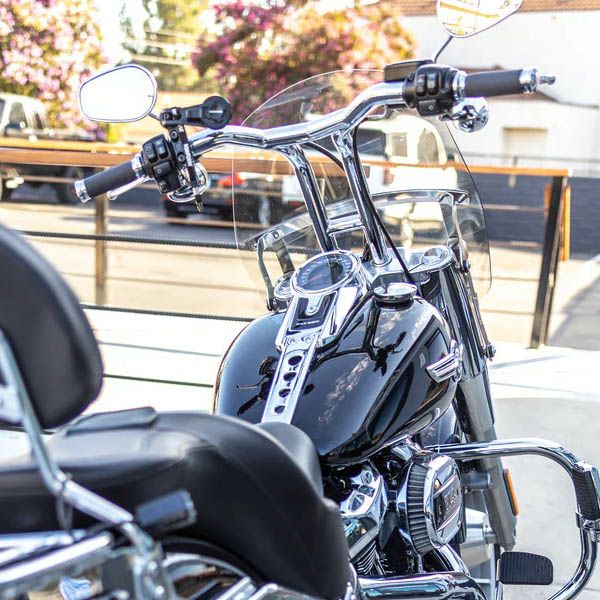 Factory47 Cali Bar プルバックハンドル 14インチ クローム 2