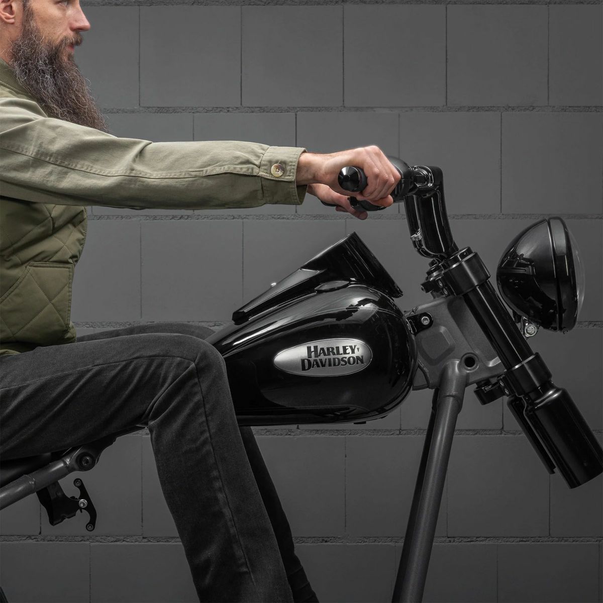 Killer Bull 配線済みハンドルバー 4インチ (ブラック) 1インチ径クランプ2