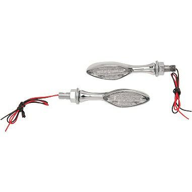 Drag Specialties MICRO EAGLE EYE LED クリアレンズ ウィンカー-01