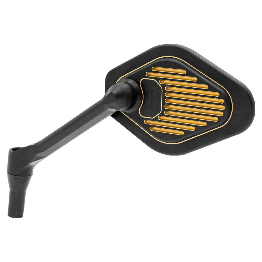 アジャスタブル・ミラー ショート 左用 (ブラック/ゴールド)