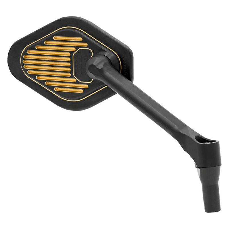 アジャスタブル・ミラー ショート 右用 (ブラック/ゴールド)1