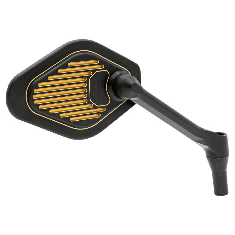 アジャスタブル・ミラー ショート 右用 (ブラック/ゴールド)2