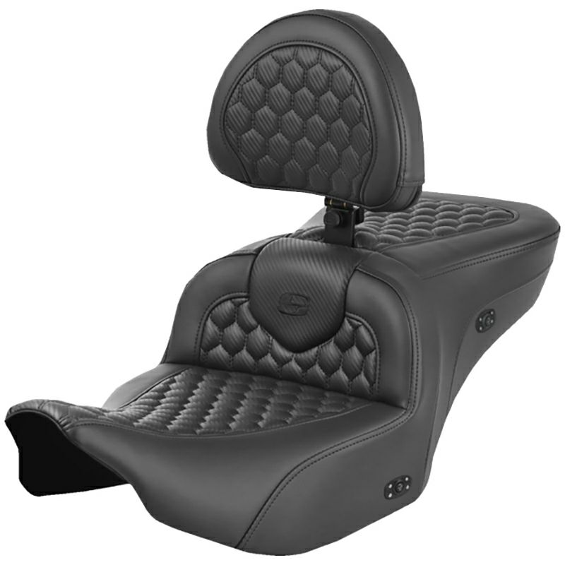 サドルマンシート　2UPシート サドルマン ヒート機能付き ロードソファ・2UPシート バックレスト付き