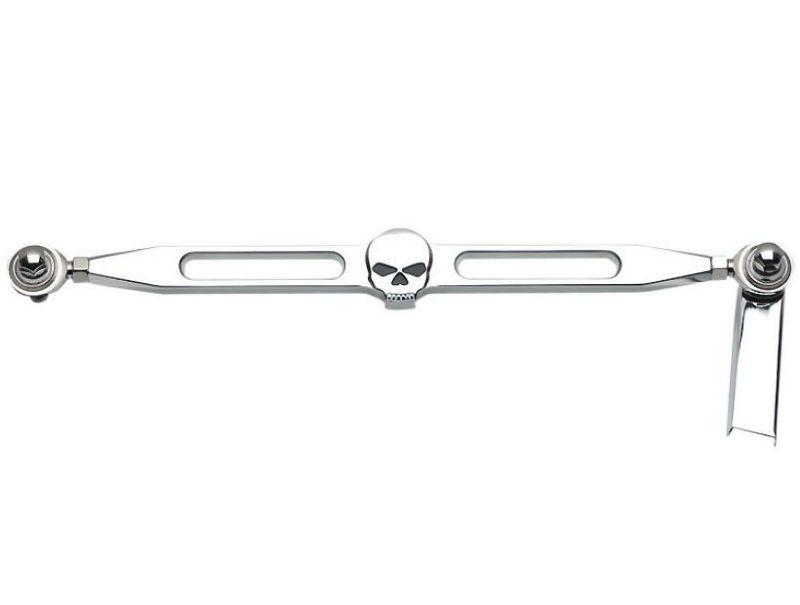 LANDMARK ビレット シフトリンケージ スカル クローム-01