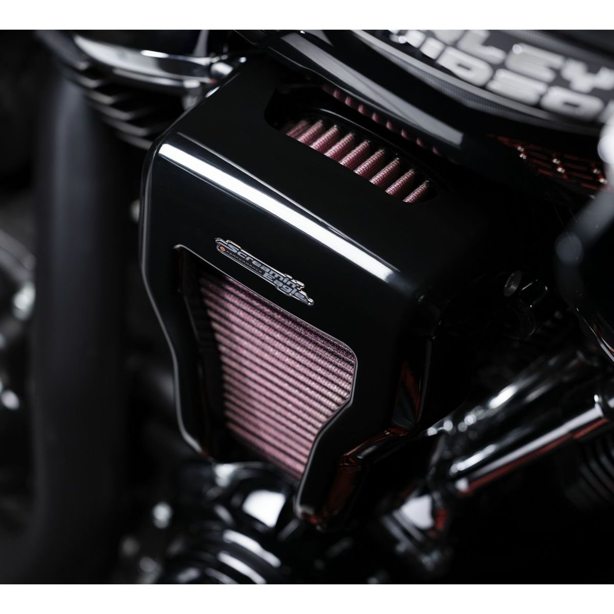 スクリーミンイーグル ボルテックス エクストリーム エアクリーナー (ブラック)3