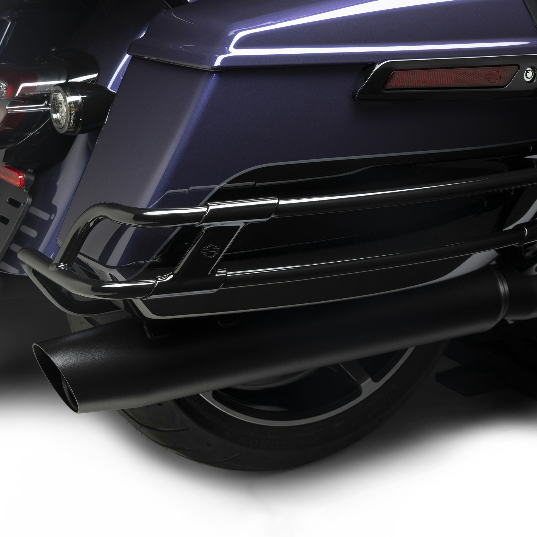 ハーレー純正パーツ　サドルバッグガードレール 2024以降 ツーリング サドルバッグガードレール (ブラック) |ハーレー