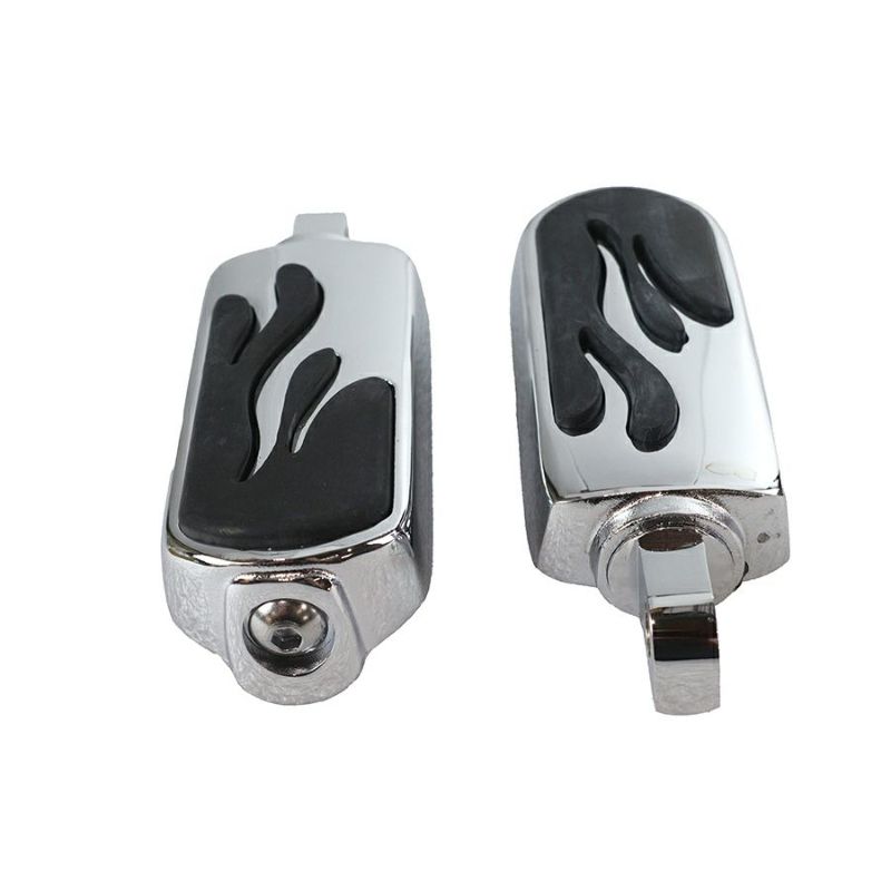 フレイムスタイル・オス型フットペグセット (クローム)