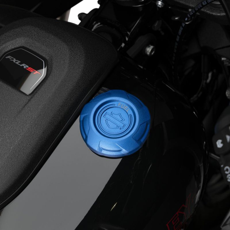 レッドライン・ハーレー フュエルキャップ (ブルー) 