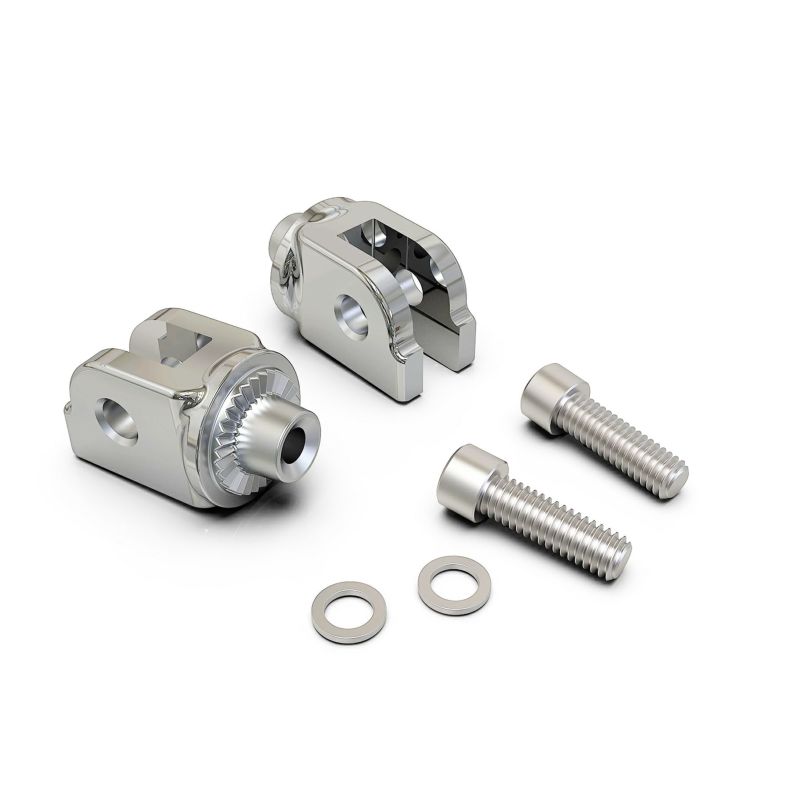 フットペグ用 M8ソフテイル・ライダーアダプター (クローム）