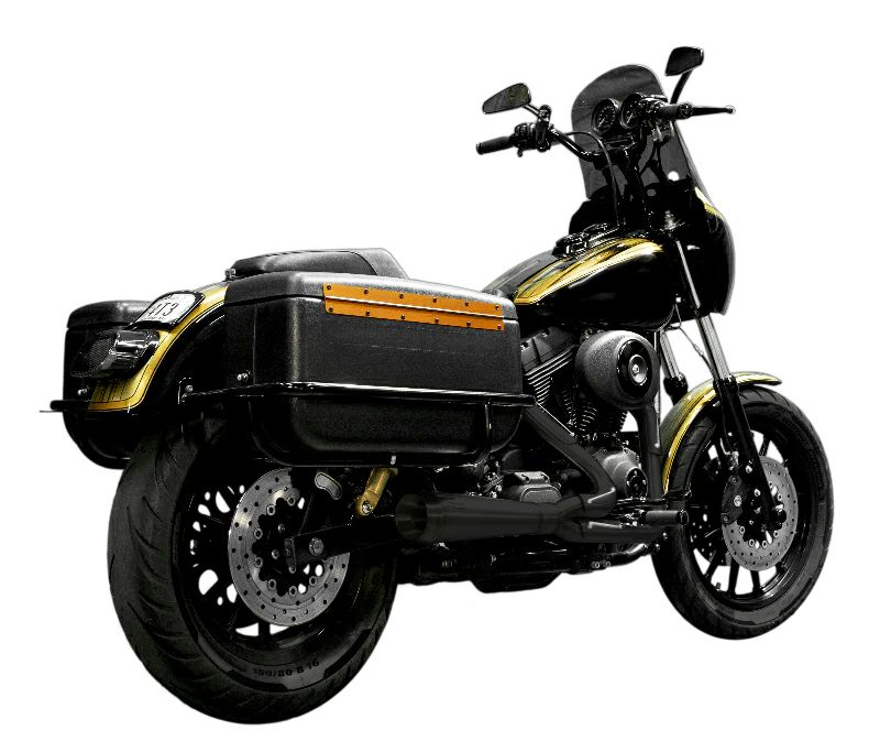 アサルト 2-1フルエキゾーストマフラー (ブラック)2