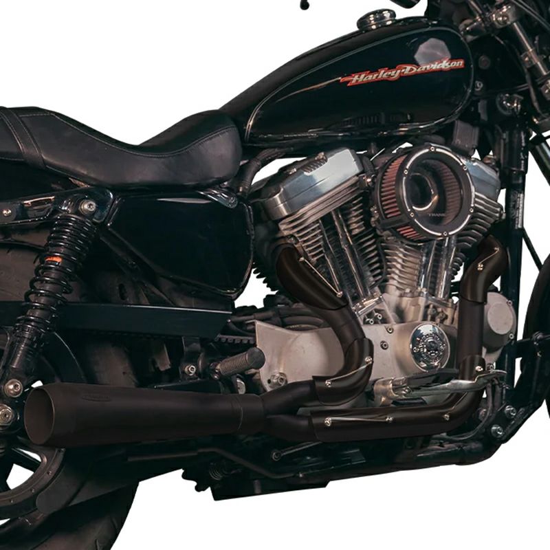 アサルト 2-1フルエキゾーストマフラー (ブラック)