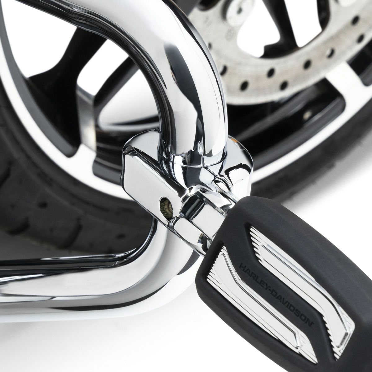 1.25インチ径エンジンガード用 ハイウェイペグマウント (クローム)