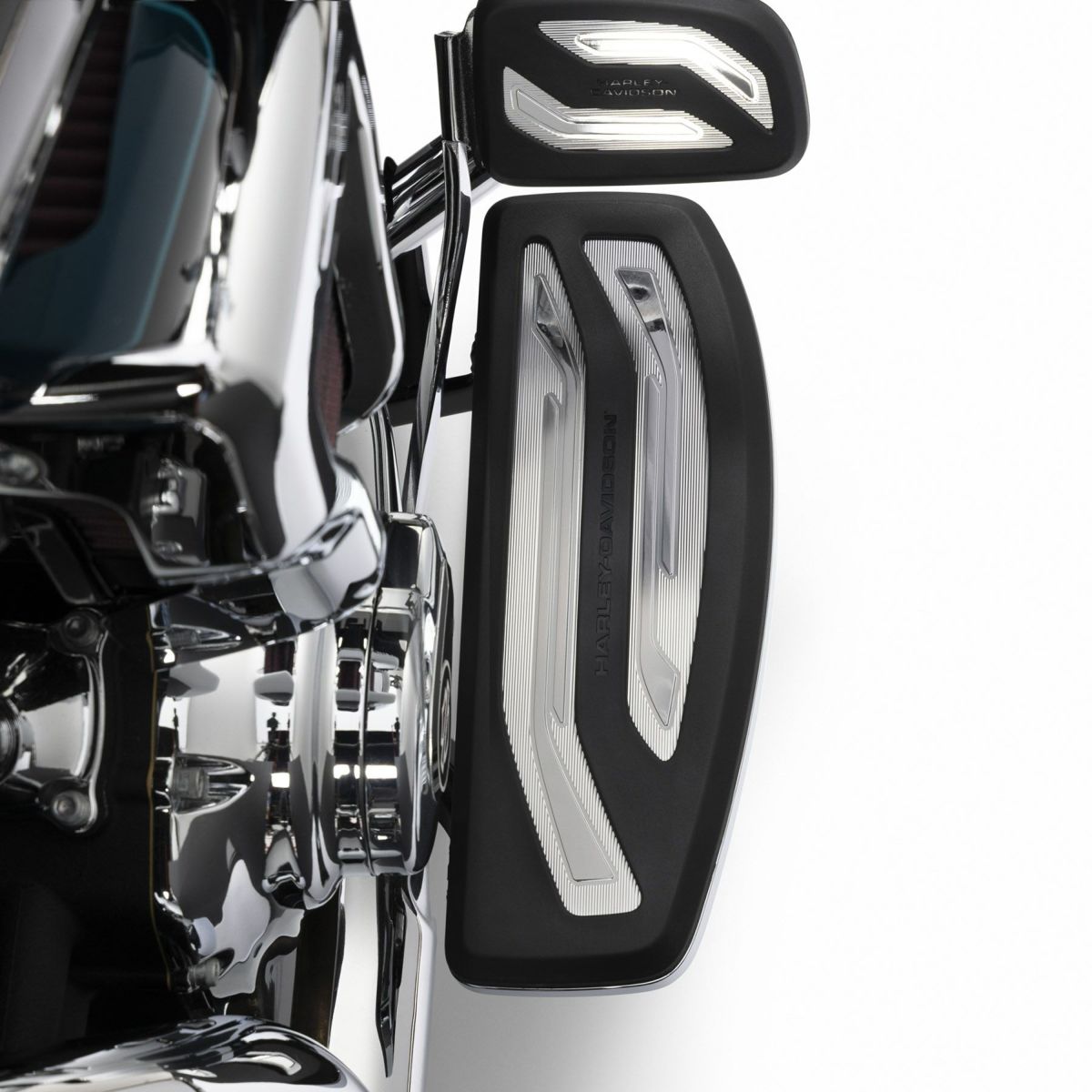 カーバイド ライダーフットボード (クローム)