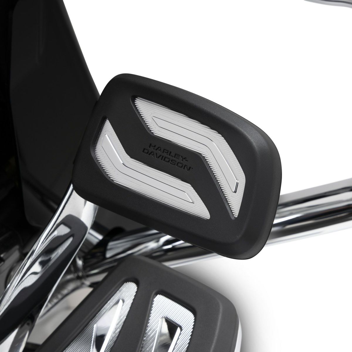 カーバイド・ブレーキペダルパッド (クローム)