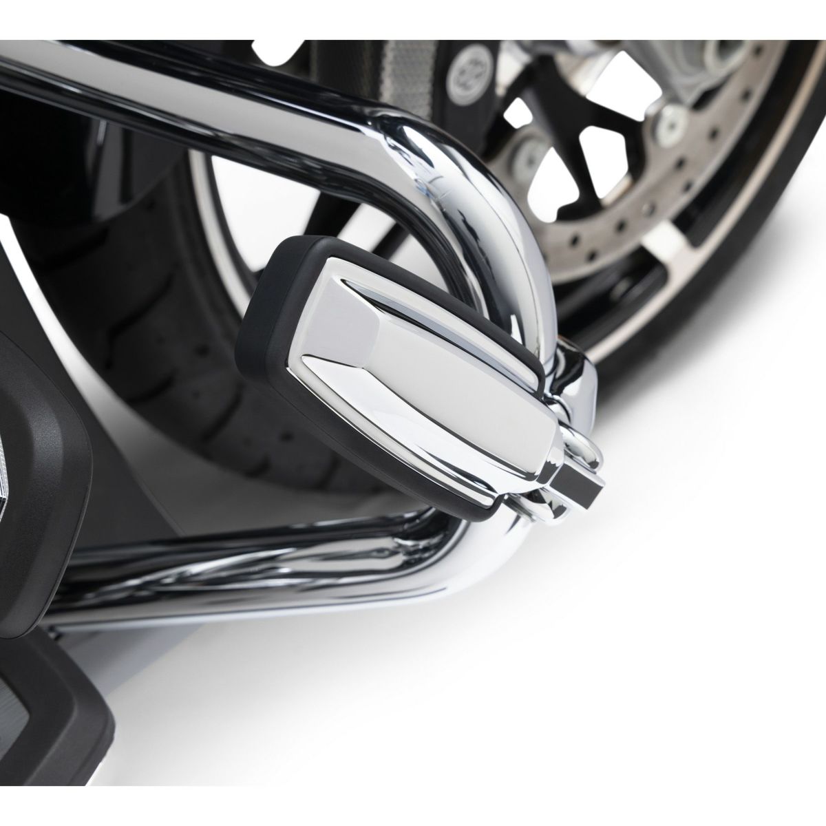 カーバイド・ハーレー ハイウェイフットペグ (クローム)1