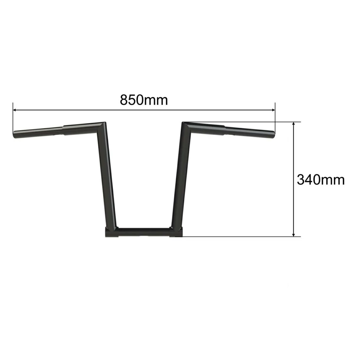 フリップ2・エイプハンドルルバー 34cm (マットブラック)5