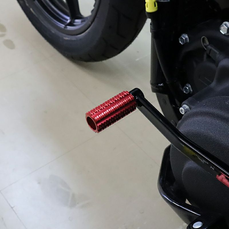 スピードラ ハーレー アルミ削り出しシフトペグ (レッド)