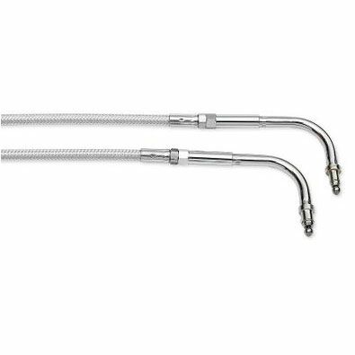 スロットル＆アイドルケーブル/ダイヤモンドバックキット　ソフテイル/ダイナ用-01